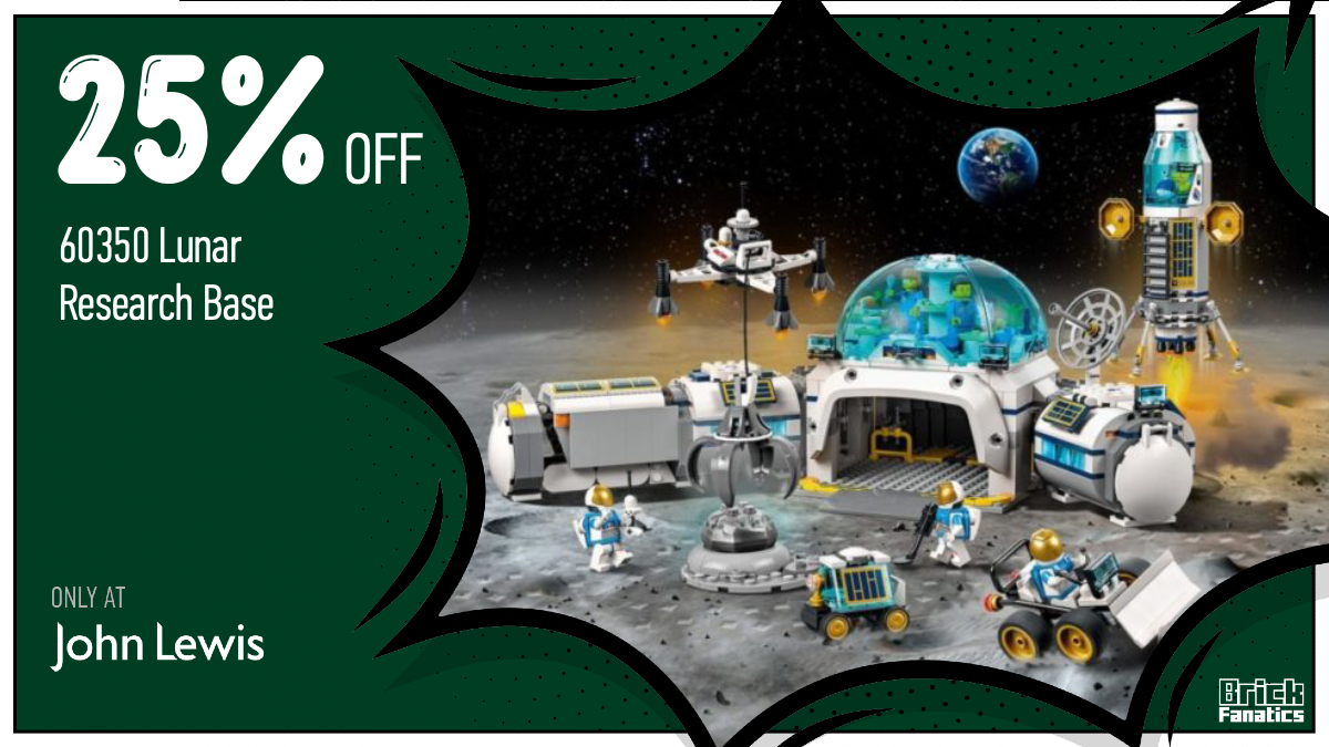 Huge discount on LEGO City 60350 Lunar Research Base at John Lewis