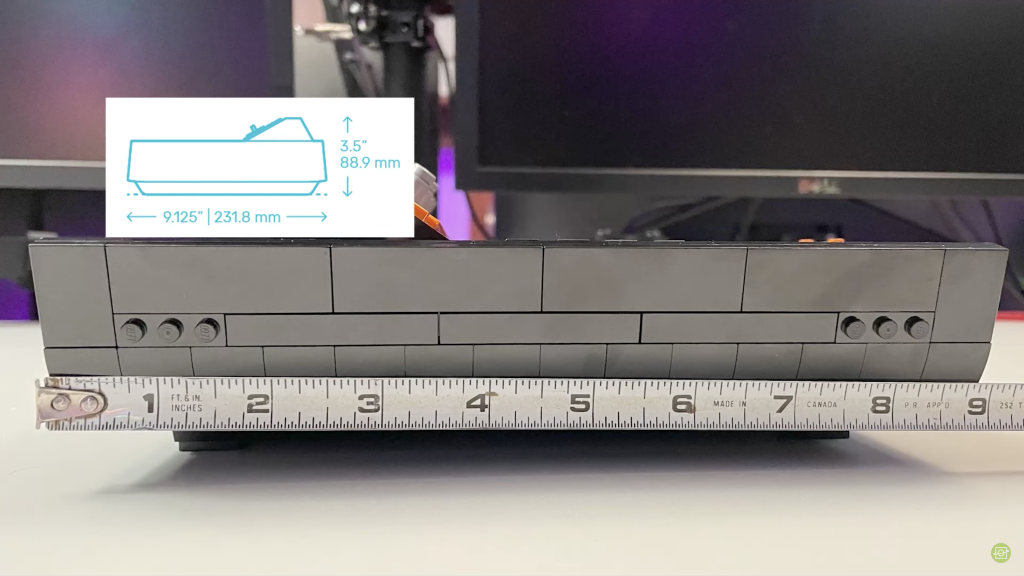 LEGO ICONS 10306 Atari 2600 measurements 3 1024x576