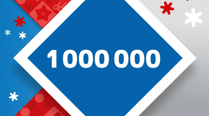 What could you buy with 1,000,000 LEGO VIP points?