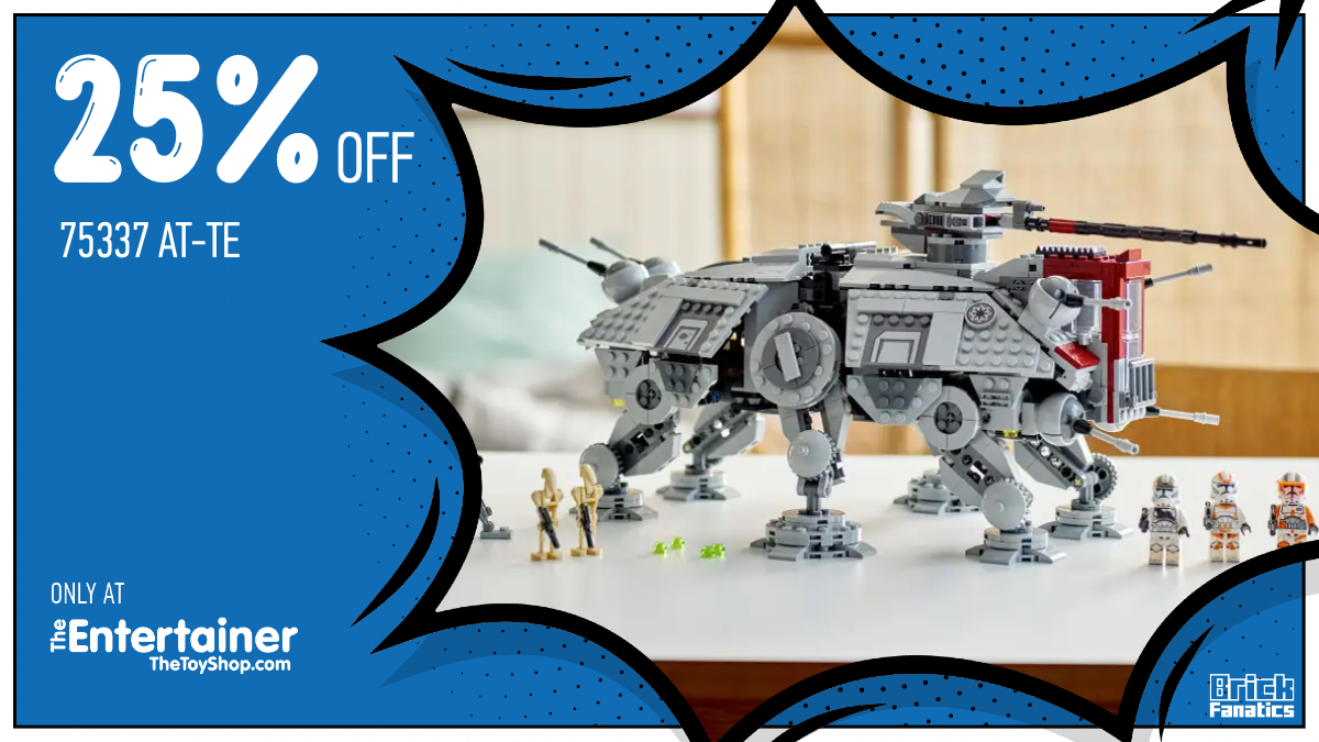 Massive 25% off LEGO Star Wars 75337 AT-TE Walker with free delivery