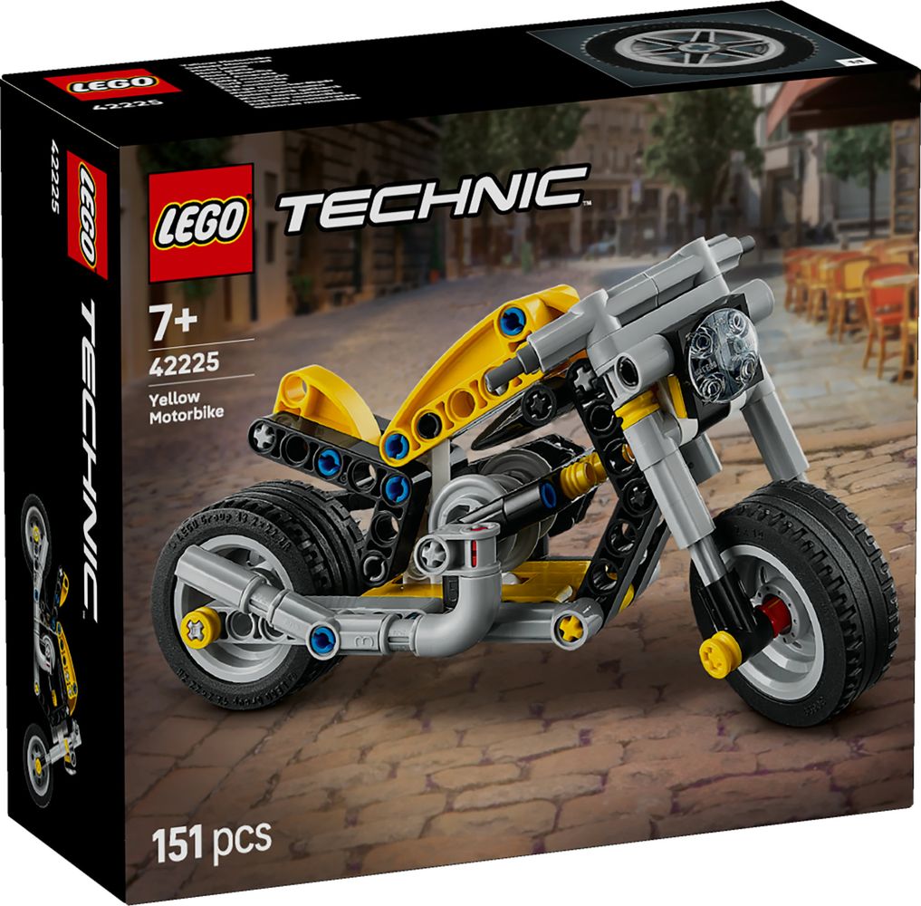 LEGO Technic 42225 Yellow Motorbike 1