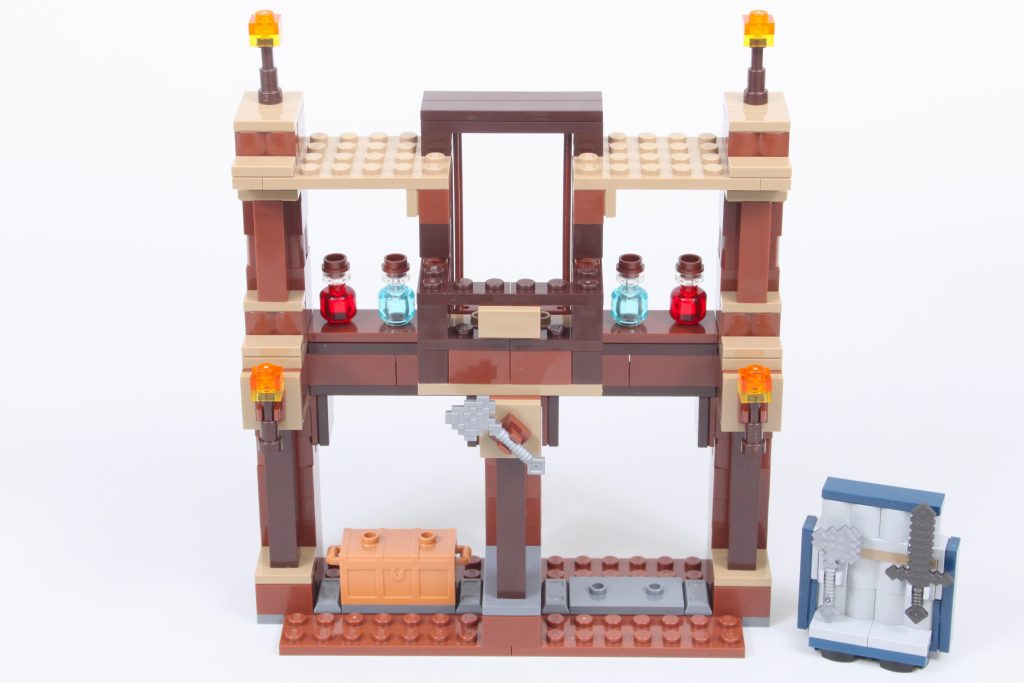 lego minecraft 21272 woodland mansion fighting ring review 13 1024x683